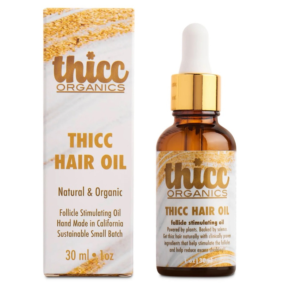 Thicc organics Hair Oil - Follicle Stimulating, DHT Blocking 30ml